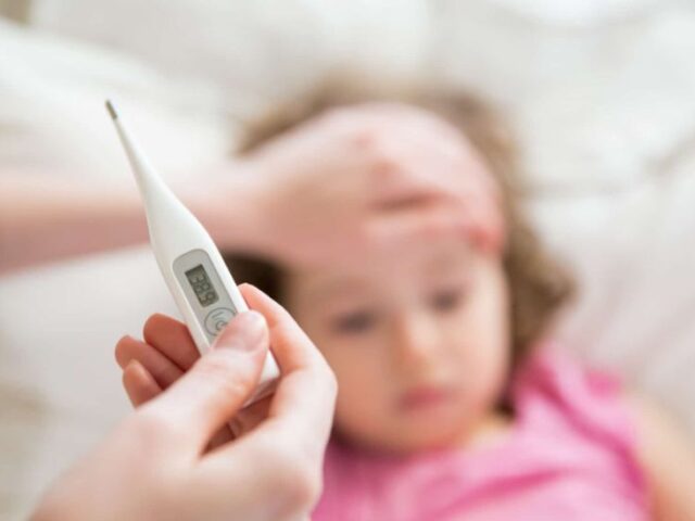 MY CHILD IS HAVING FEVER